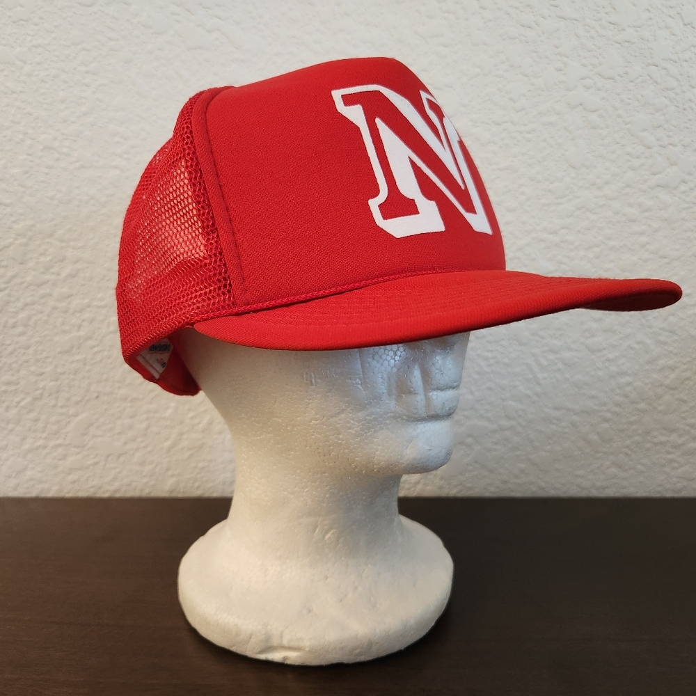 Vintage Nebraska Cornhuskers Trucker Snapback Hat, Designer Pro